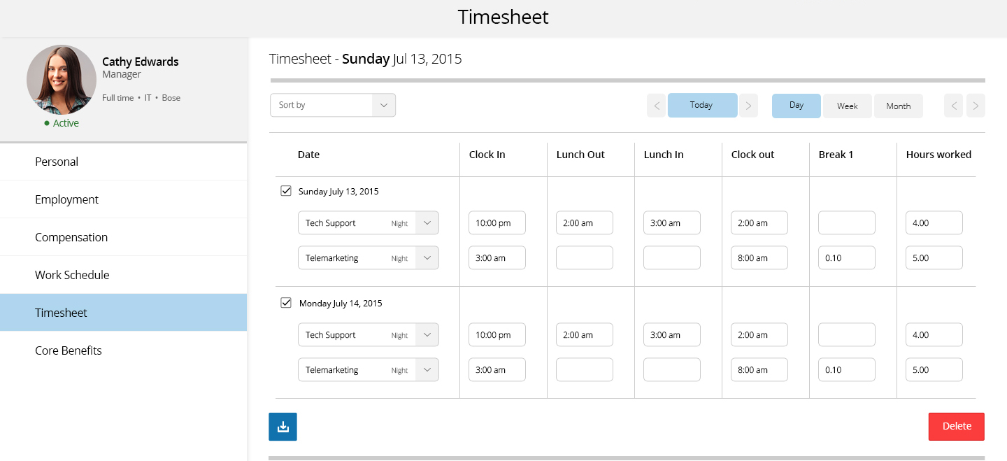 Employee Self-service Portal