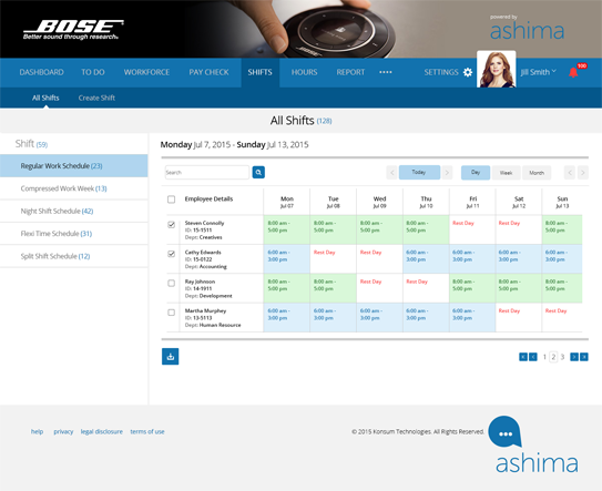 Employee Settings