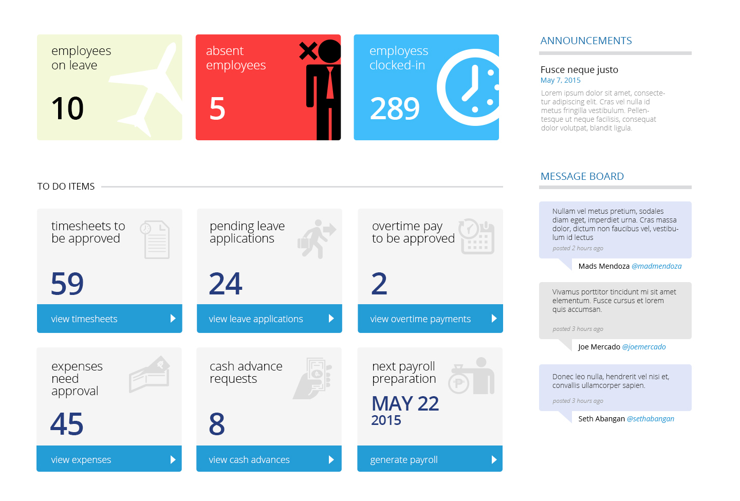 Payroll Dashboard